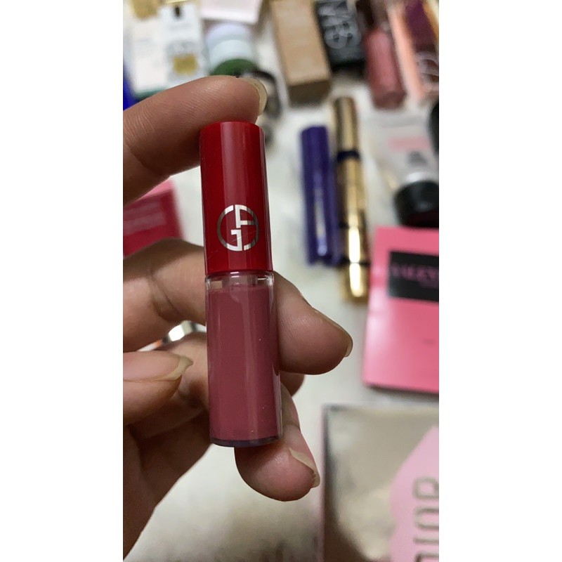 GIORGIO.ARMANI Lip Maestro mini Son kem mịn mượt, lâu trôi màu hồng đất cực xinh nha ❤