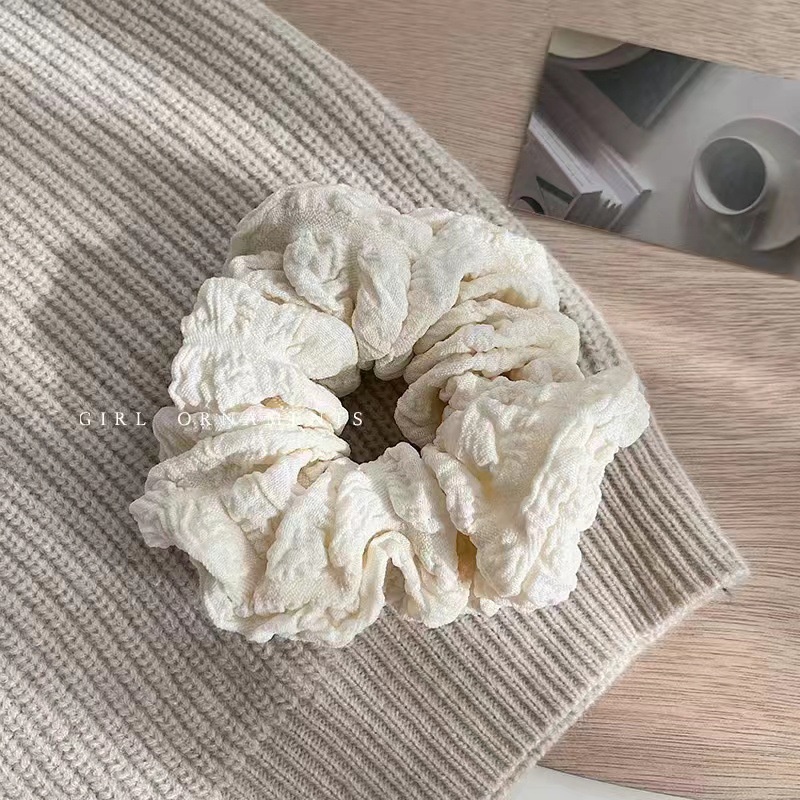 Dây Buộc Tóc Màu Sắc Ngọt Ngào Phong Cách retro Pháp Thiết Kế Đơn Giản Thời Trang