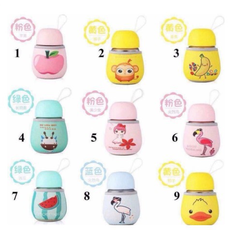 [ Gía siêu rẻ ] BÌNH THỦY TINH GIỮ NHIỆT CUTE