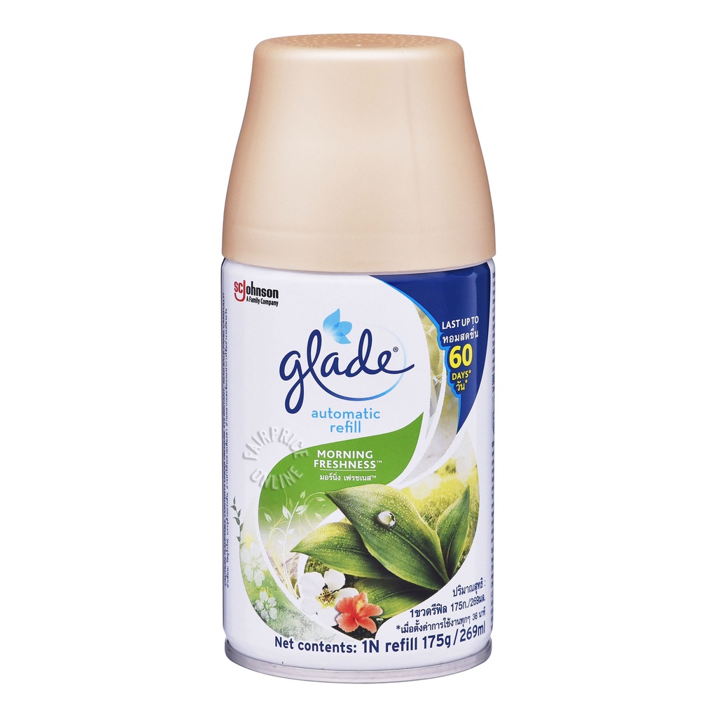 Xịt thơm phòng tự động Glade Refill Hương Morning Freshness 175g (269ml)