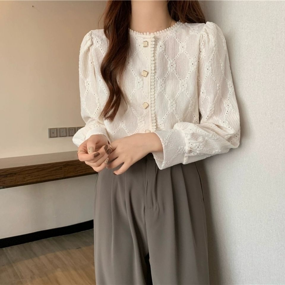 Áo Tay DàI PhốI Ren Hoa JL-CX-48