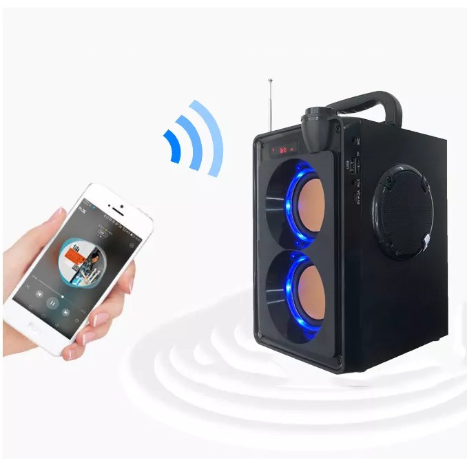 Loa bluetooth mini, Loa Bluetooth RS A20 Haoyes Bass Cực Mạnh - Chất Âm Trong Trẻo - Sống Động - HÀNG NHẬP KHẨU CAO CẤP