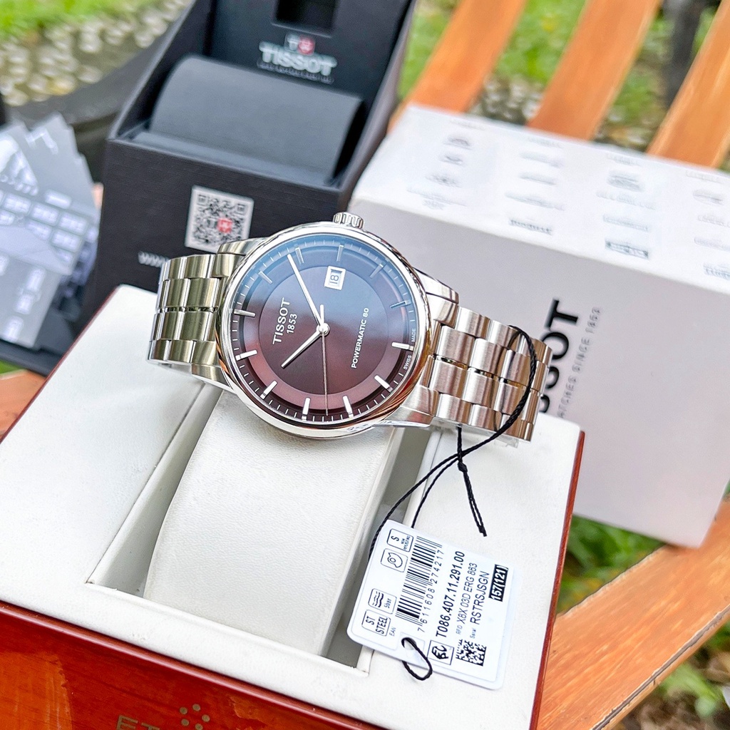 Đồng hồ nam Tissot Luxury powermatic 80 - T086.407.11.291.00 - Automatic - Kính Sapphire