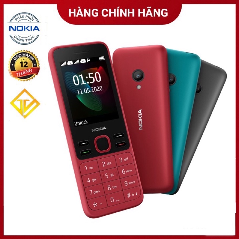 Điện thoại,điện thoại nokia 150-2020 chính hãng fullbox mới bảo hành 12 tháng
