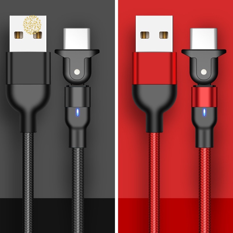 Bộ Sạc Nhanh 180° Dây Cáp Sạc Truyền Dữ Liệu android / type c / iPhone Dài 1M / 2M