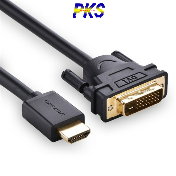 Cáp HDMI sang DVI 24+1 dài 2m Ugreen 10135 chính hãng cao cấp
