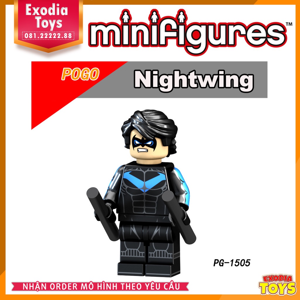 Xếp hình Minifigure Siêu anh hùng vũ trụ Marvel và DC Comics - Đồ Chơi Lắp Ghép Sáng Tạo - POGO PG8121