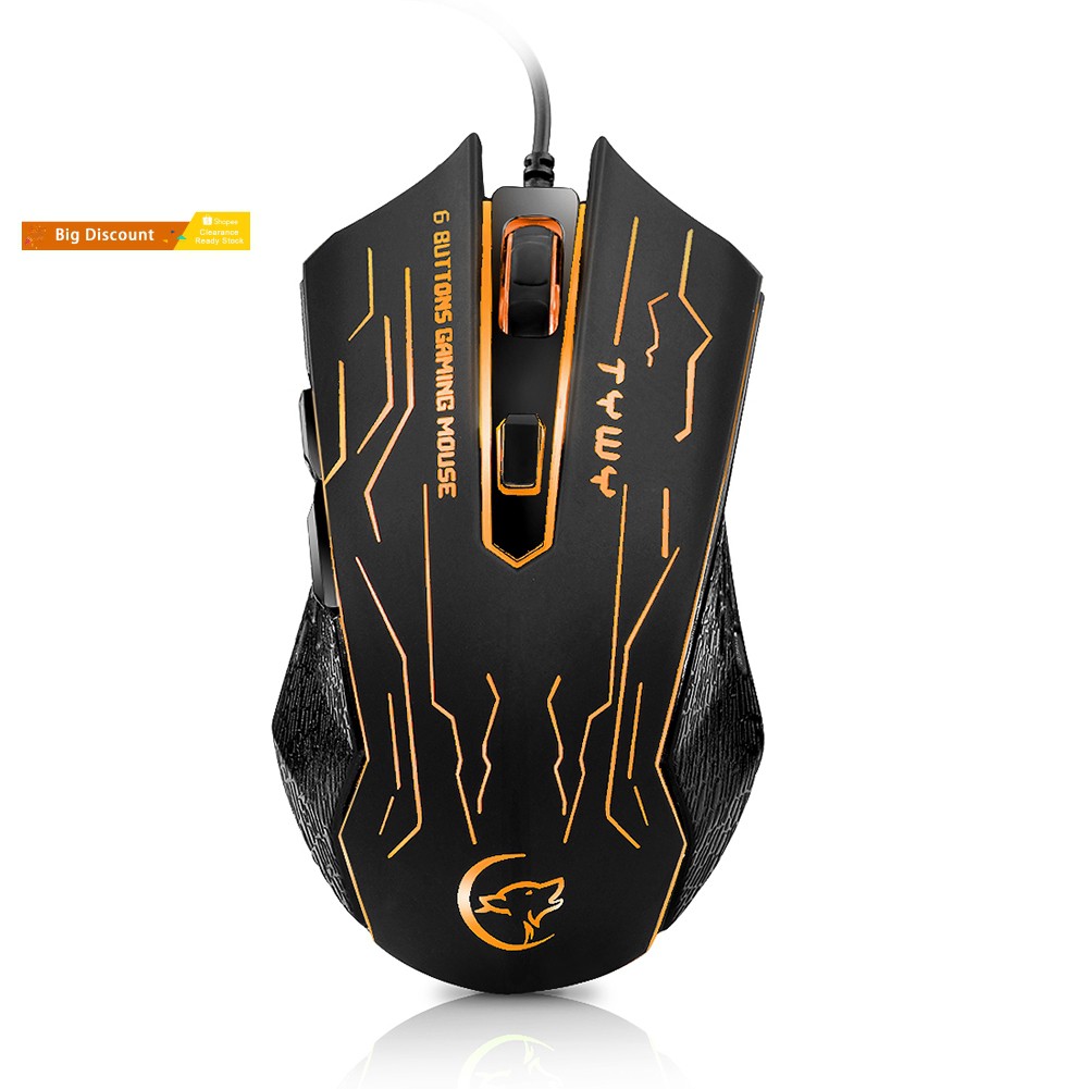 Chuột Dây Đèn Led 6 Nút G820 Cho Game Thủ