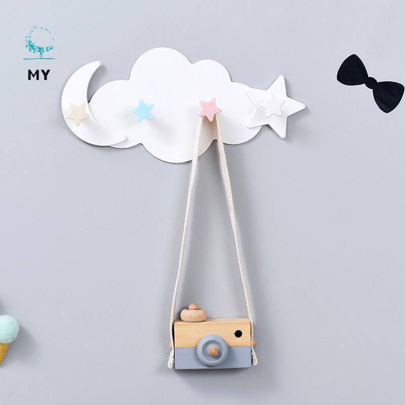 Móc treo đồ hình đám mây gắn tường