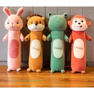 gối ôm hình thú  🦁🐵 🐰🐸sư tử ếch khỉ thỏ lông mịn siêu đáng yêu LOẠI 1