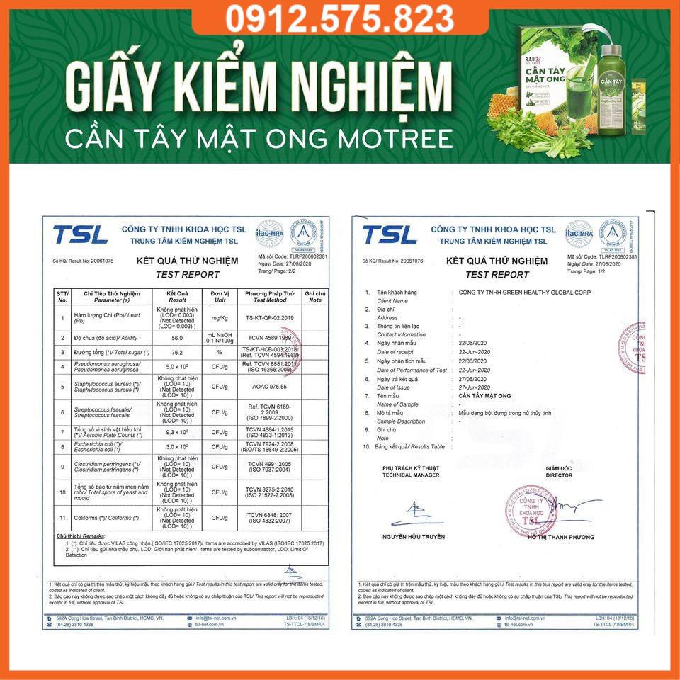 [CHÍNH HÃNG] Bột cần tây, Cần tây mật ong Motree, hộp 14 gói giúp giảm cân, dáng đẹp, thanh lọc cơ thể