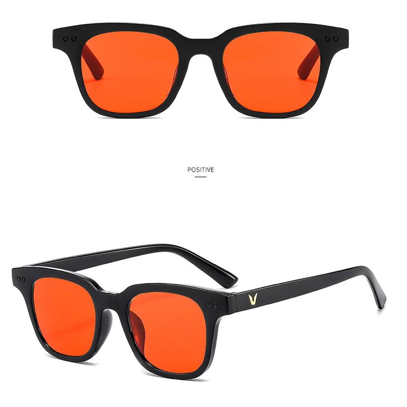 Kính Mát Thời Trang Nhiều Màu Unisex Gọng Chữ V Chống Tia UV400
