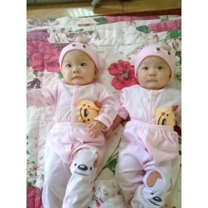 HÀNG LOẠI 1: Set 5 bộ bibo dài màu bé trai/gái cài khuy giữa cotton 2 chiều