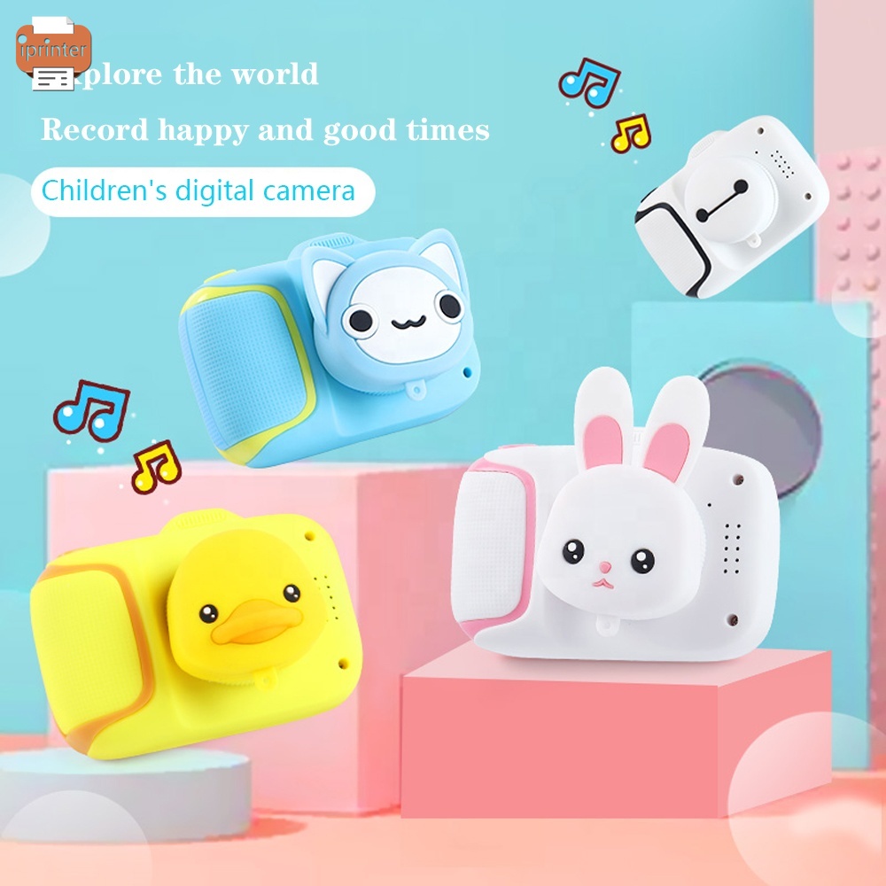 Máy ảnh kỹ thuật số HD 2000W Pixels màn hình 2.0 Inch màu sắc dễ thương cho bé