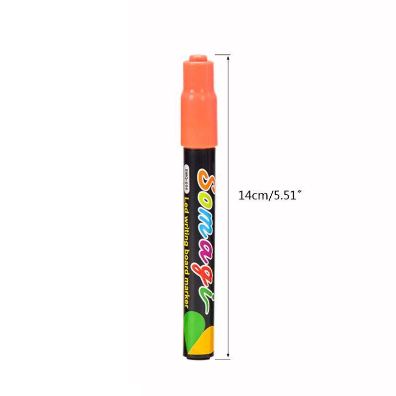 love*8 Colors Highlighter  Liquid Chalk Marker Neon Pen LED Writing Board Blackboard Painting