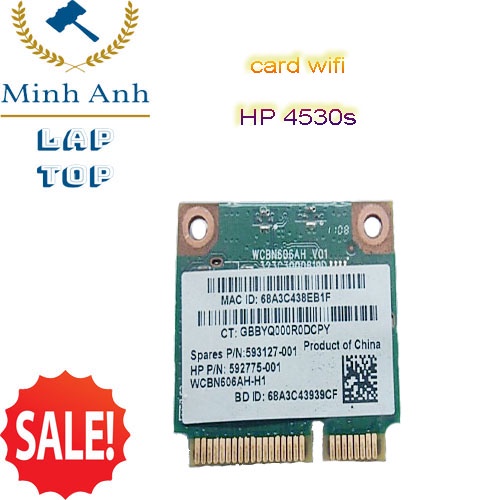 Thay card wifi laptop HP 593127-001- 4530s