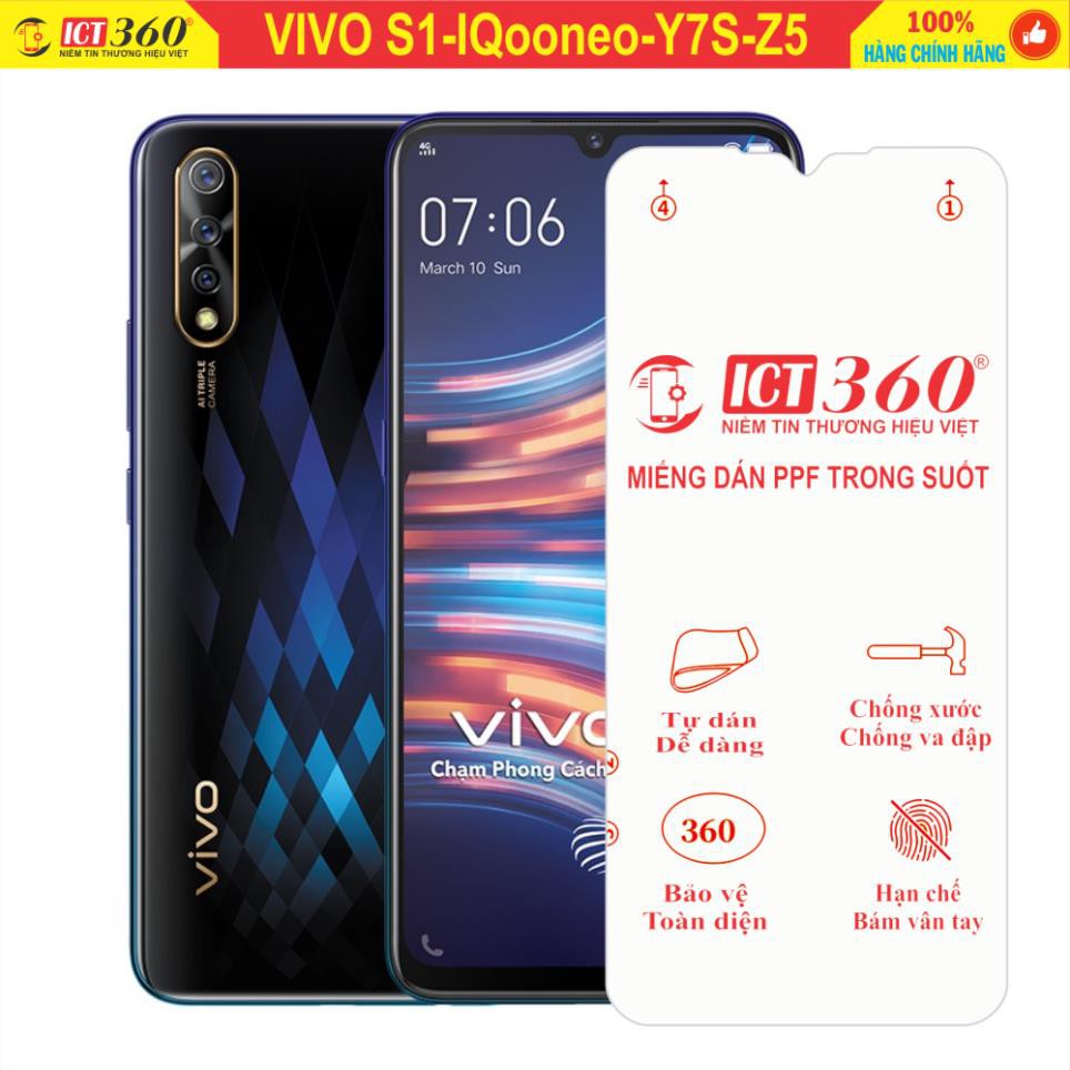 Kính Cường Lực Dẻo Nano VIVO S1 / IQOONEO, Dán PPF 4 Lớp VIVO S1 / IQOONEO