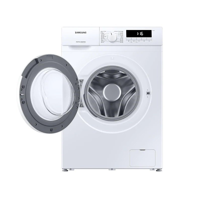 Máy giặt Samsung Inverter 8 kg WW80T3020WW/SV - Khóa trẻ em, Tự động vệ sinh lồng giặt, Chương trình giặt nhanh