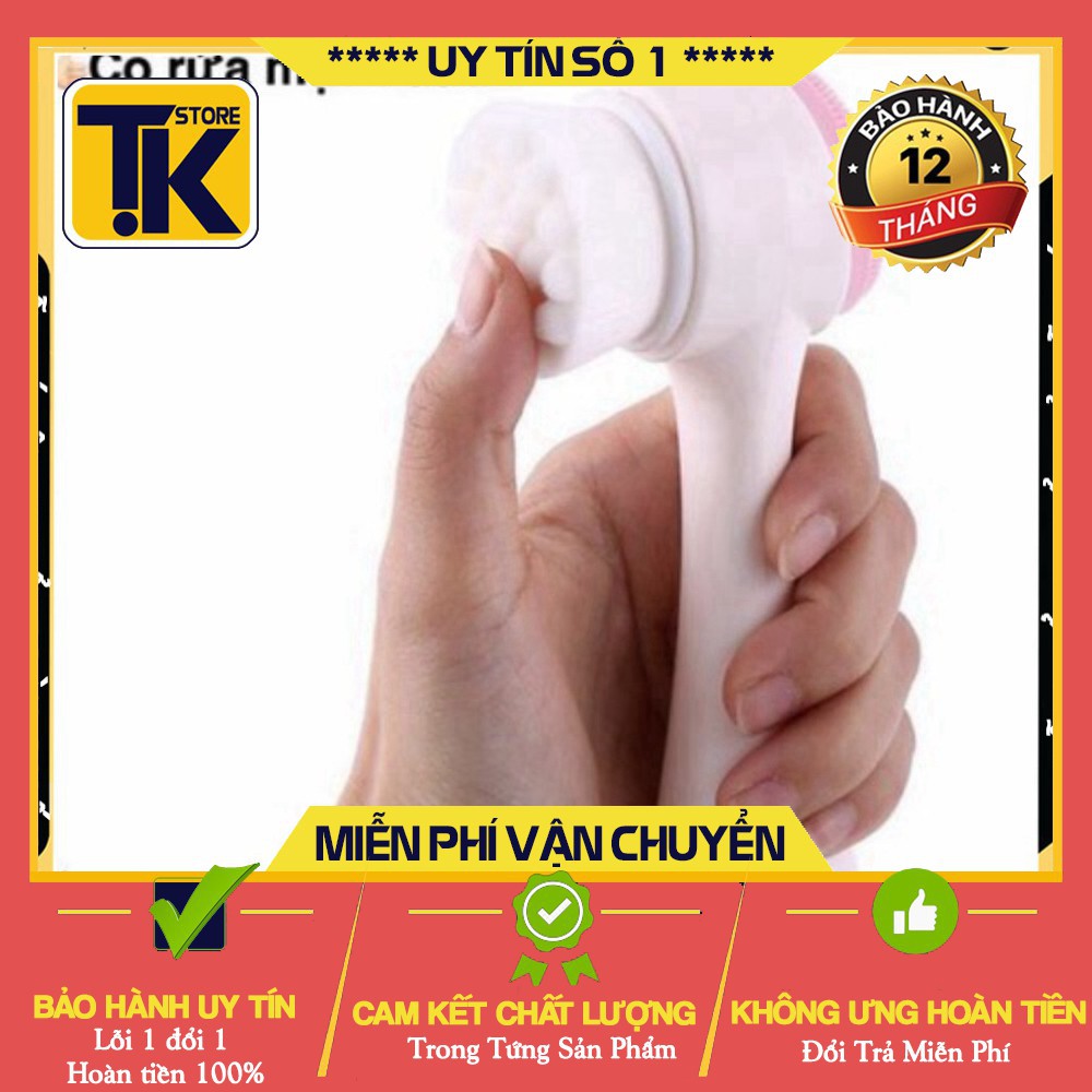 [Hàng Loại 1] Cọ rửa mặt 2 đầu massage mềm mại . .