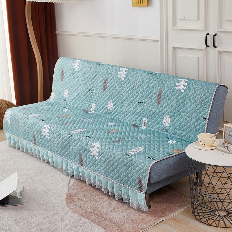 Gấp Sofa Bọc Sofa Không Tay Lười Bọc Sofa Bốn Mùa Bọc Sofa Giường Đơn / Đôi / Ba Người Bao Trọn Gói Ghế Sofa