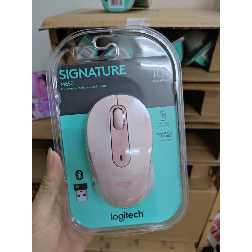 Chuột không dây Logitech M650  Silent Bluetooth / Wireless