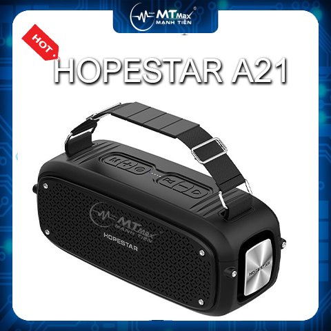 Loa bluetooth nghe nhạc Hopestar A21 nhỏ gọn siêu bass - thiết kế loa dạng cộng hưởng - Phiên bản Bluetooth: 4.2
