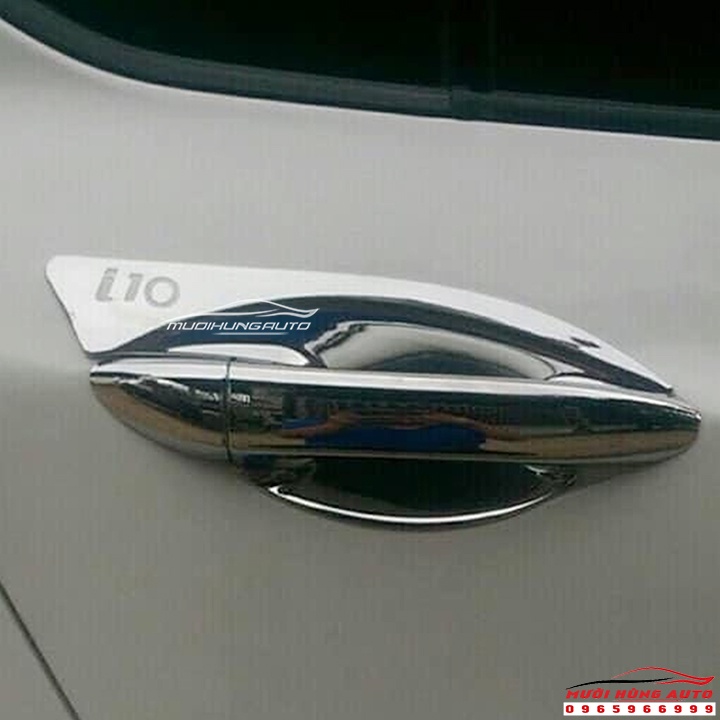 Ốp Chén Cửa Mạ Crom Cao Cấp Dành Cho Xe Hyundai i10