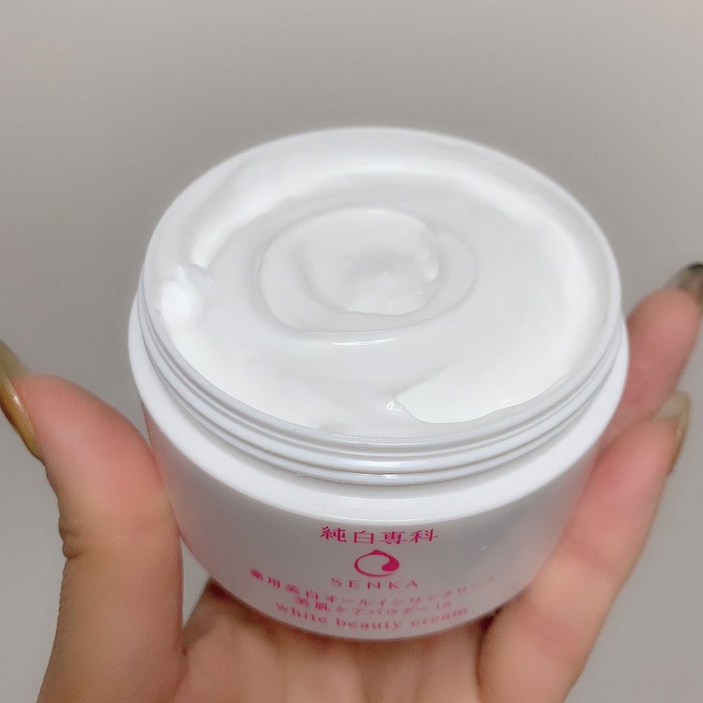 Kem dưỡng trắng Shiseido Senka White Beauty Cream