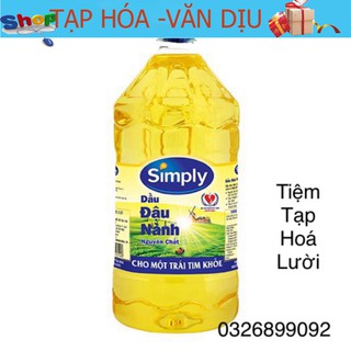 Dầu ăn đậu nành Simly 2L ✅còn hàng ✅ tạp hóa Văn Dịu