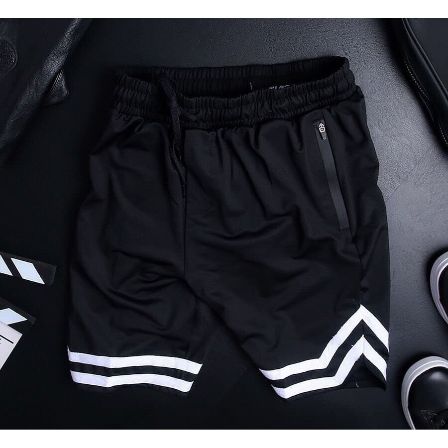 Quần Short Thể Thao Nam - Quần Thun Nam Dày Dặn - Túi Khóa | BigBuy360 - bigbuy360.vn