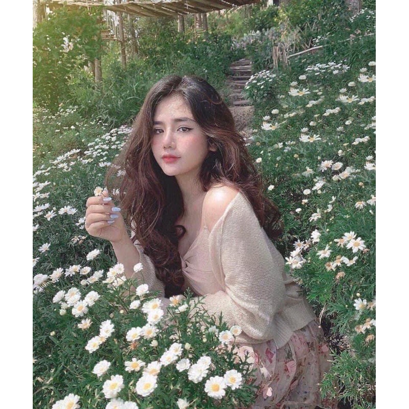 Áo Khoác Nhẹ Cardigan Len Mỏng Hàn Quốc Loại 1 | BigBuy360 - bigbuy360.vn