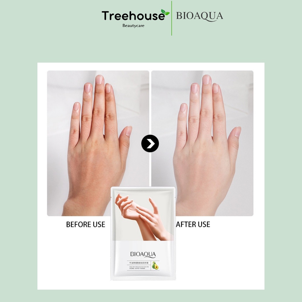 Mặt nạ ủ CHÂN/TAY Bioaqua - 1 GÓI 2 miếng TREEHOUSE SHOP