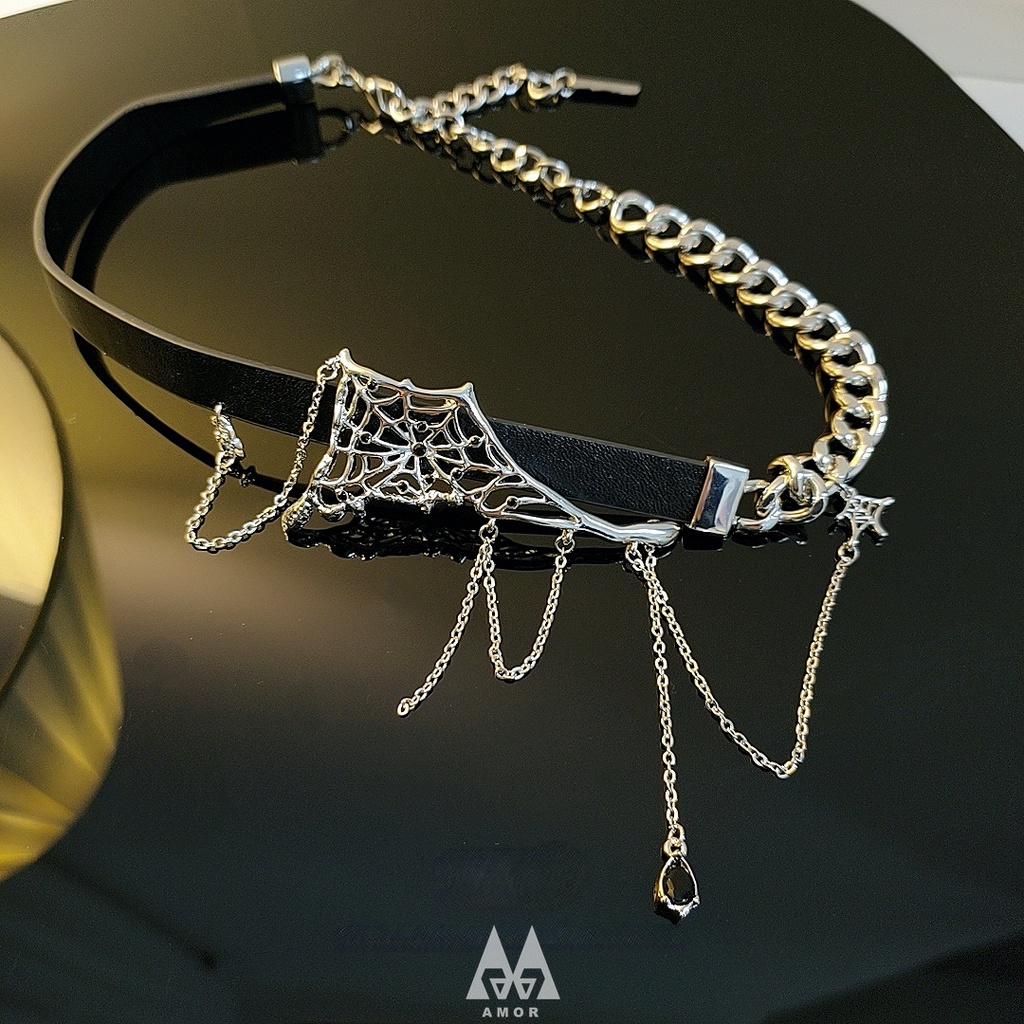Vòng Cổ Choker Bằng Da Thời Trang Cá Tính Cho Nữ