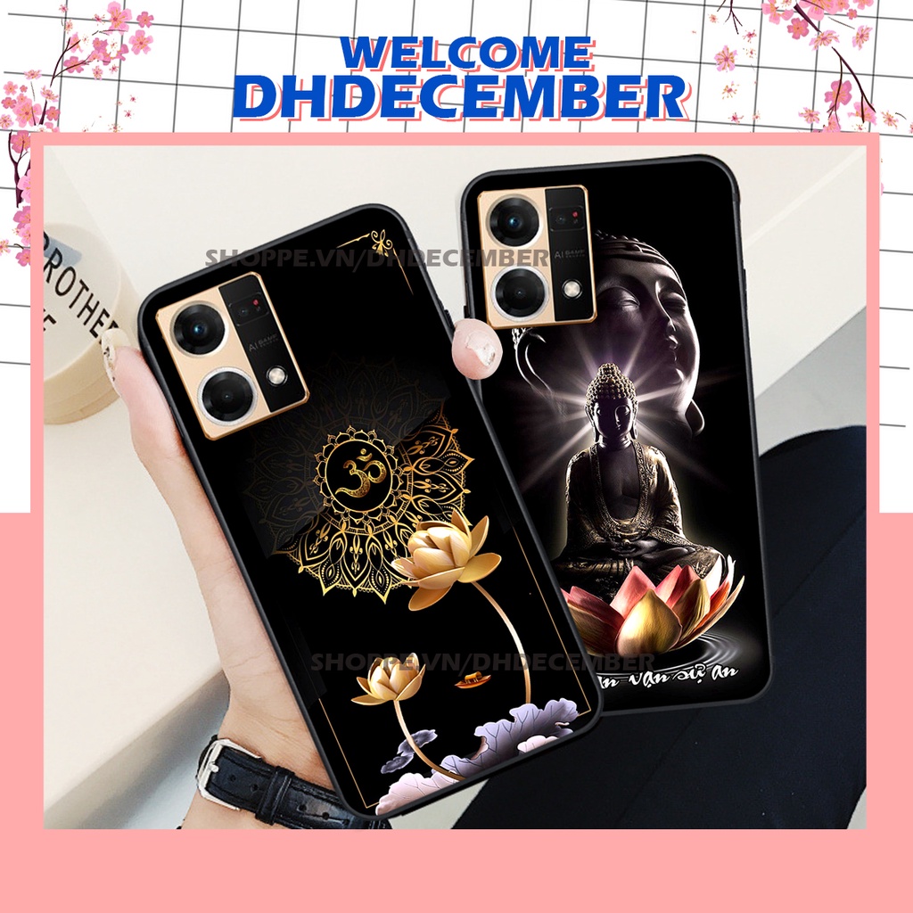 Ốp lưng Oppo RENO 7 4G in hình thư pháp tâm an vạn sự an ,mã đáo thành công SIÊU CHẤT