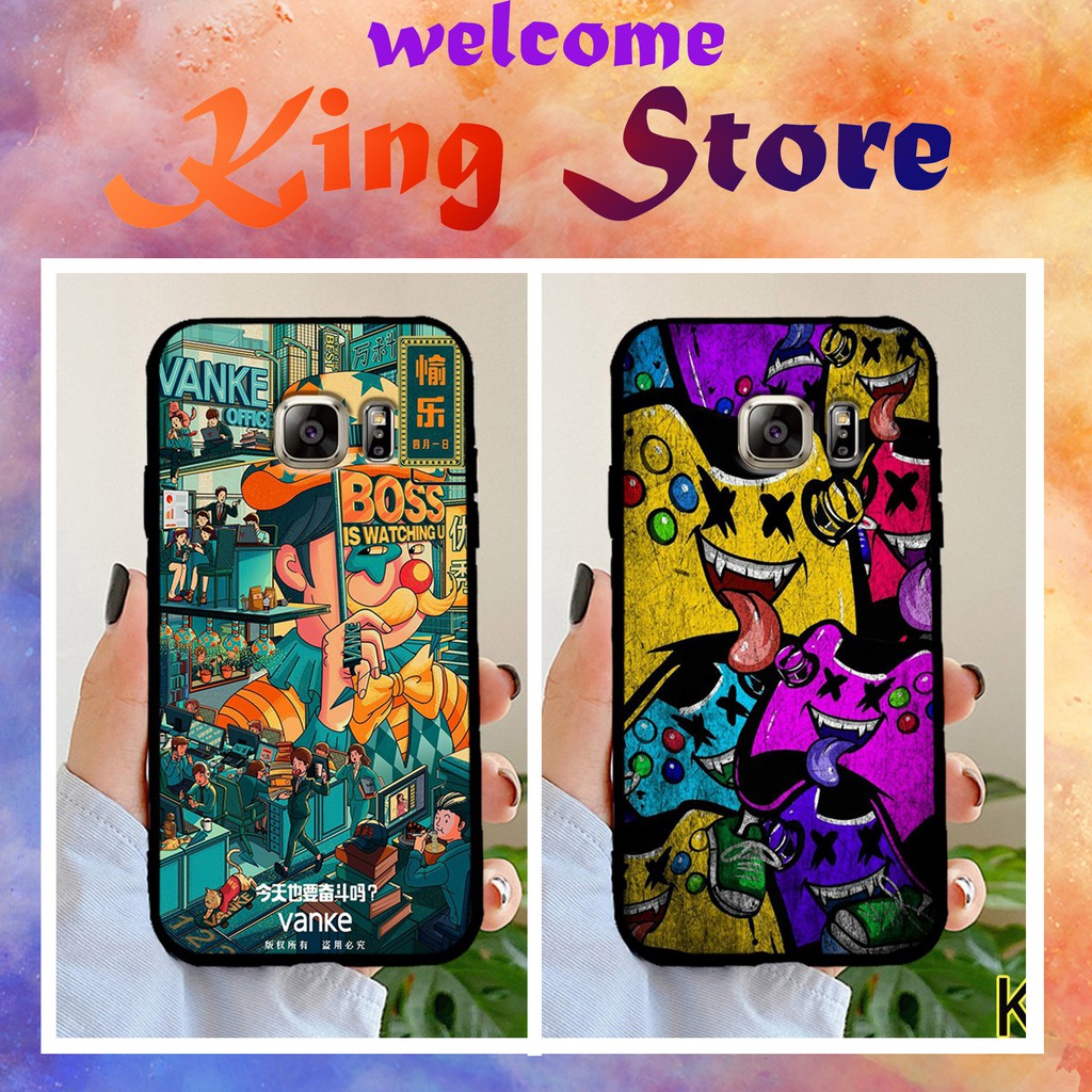 [Hot] Ốp lưng Samsung Note3/4/5 in hình Tranh 2D Siêu đáng yêu, giá cực tốt_KINGSTORE.HN_Ốp SS Note 3/4/5