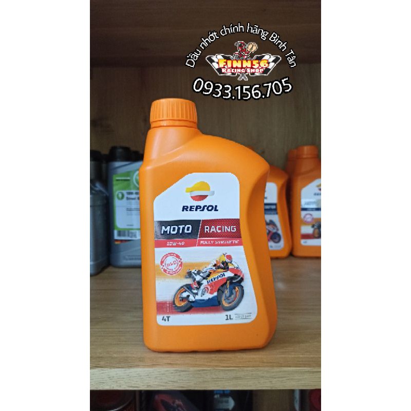 Nhớt Repsol Racing 10w40 Full Tổng Hợp - 1 lít - Mới nhất 2021