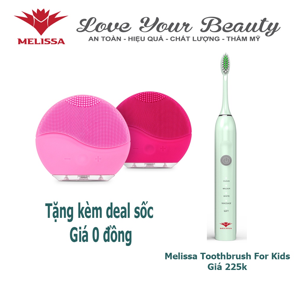 (BH 24 Tháng) MÁY RỬA MẶT CHÍNH HÃNG MELISSA FACIAL CLEANSING MINI 2