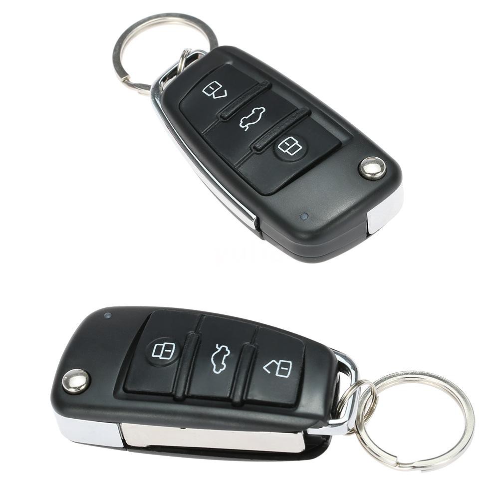 Set khóa cửa xe hơi từ xa không cần chìa khóa kèm nút mở cốp phong cách Audi tiện dụng chất lượng cao