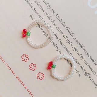 Nhẫn hạt cườm cherry herii rings