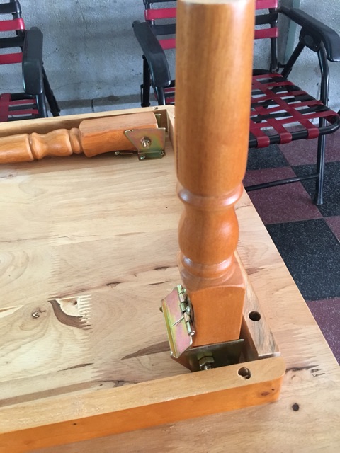 Bàn xếp gỗ học sinh chân tiện lớn 60 x 90 | BigBuy360 - bigbuy360.vn