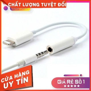 FREE SHIP  Jack Chuyển Tai Nghe Lightning Sang Jack 3.5 Cắm trực tiếp - dành cho iphone Iphone 7, 7plus, 8, 8plus