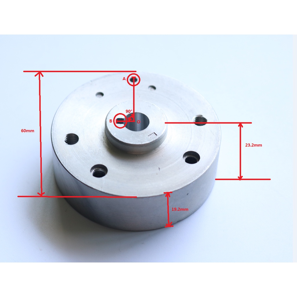 Bộ Bánh Đà Nam Châm Cho Động Cơ Tàu Thuyền Điều Khiển Từ Xa 26-29CC QJ Zenoah G260 G290PUM Rccmk