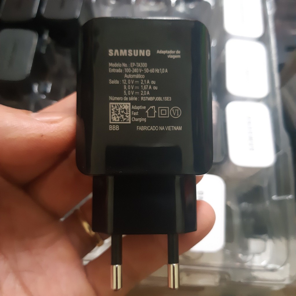 Bộ Sạc Nhanh Samsung 3.0 TA300 - Công Suất 18W, 12V-2.1A, Chính Hãng 100%, BH 12T