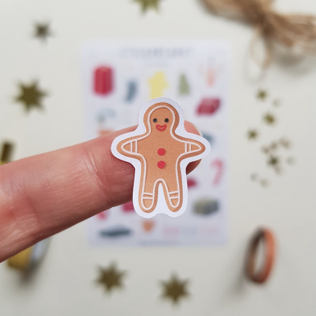 Sticker Trang Trí Sổ - Chủ Đề Giáng Sinh - SS CHRISTMAS - Sổ Đựng Card - Trang Trí LOMO - Trang Trí TOPLOADER