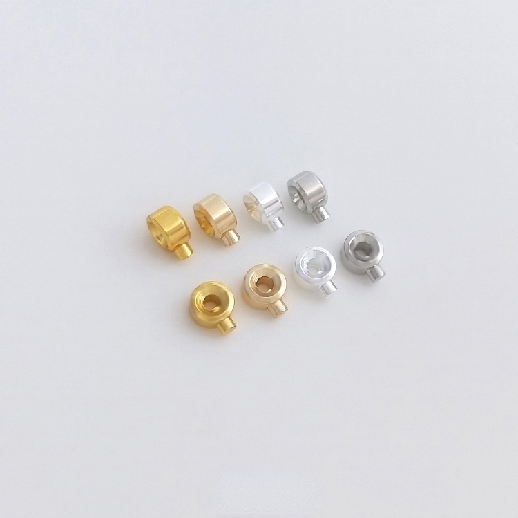 Khóa Kẹp Cố Định Vòng Tay / Dây Chuyền Bằng Đồng Mạ Vàng 14K Nhiều Màu Sắc diy