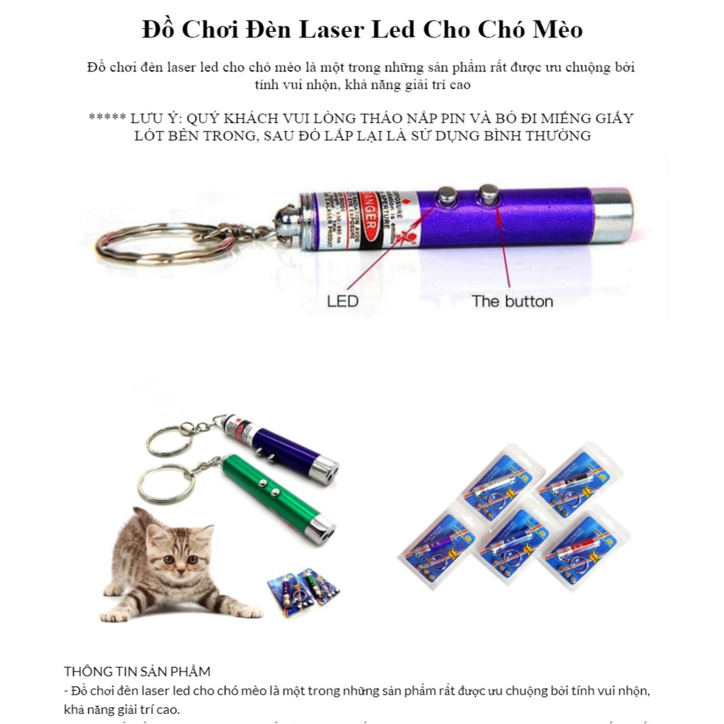 Đèn lazer Đồ Chơi Cho Mèo