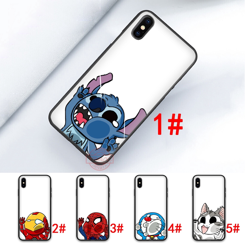 Ốp điện thoại từ nhựa dẻo in hoạt hình dễ thương cho Iphone 5 5s 6 6s 6p 6sp 7 8 7p 8p X XS XR XS max