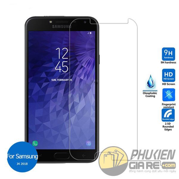 (RẺ VÔ ĐỊCH) Miếng dán kính cường lực Samsung J4 2018