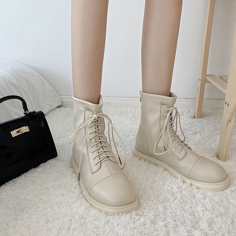 Bốt đùi martin da chiến binh Ulzzang dành cho nữ mẫu mứi siêu HOT | BigBuy360 - bigbuy360.vn