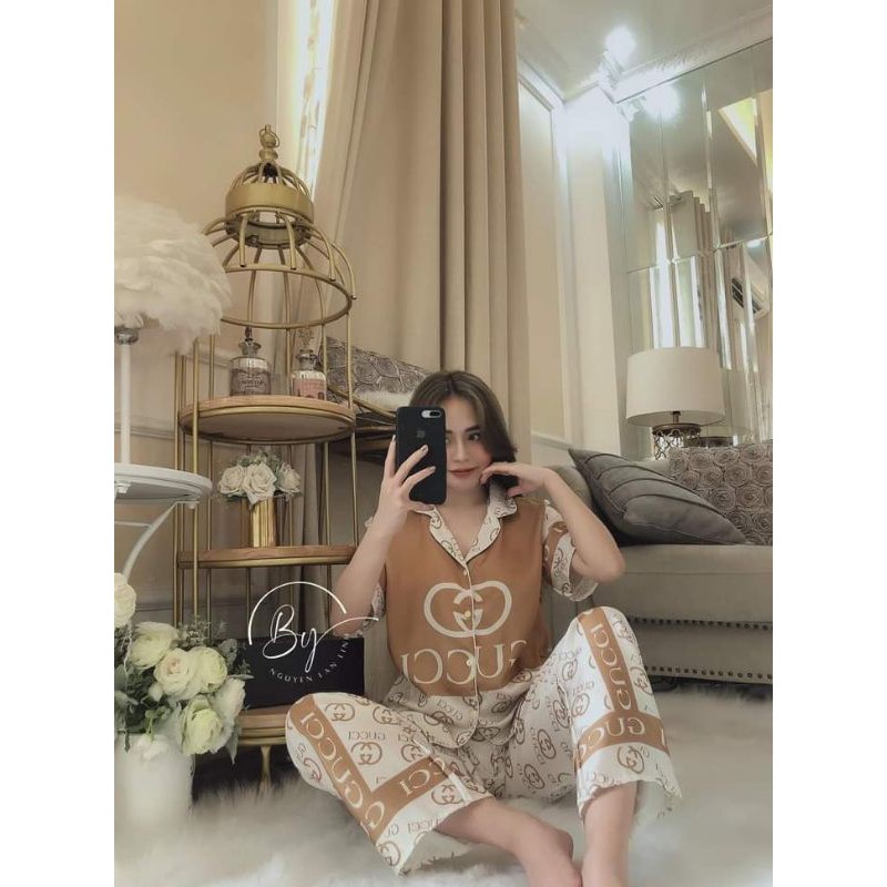 ĐỒ NGỦ LỤA LATIN CAO CẤP GIÁ RẺ GUCCI